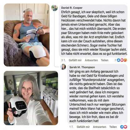 Beheizbares Knie-Massagegerät