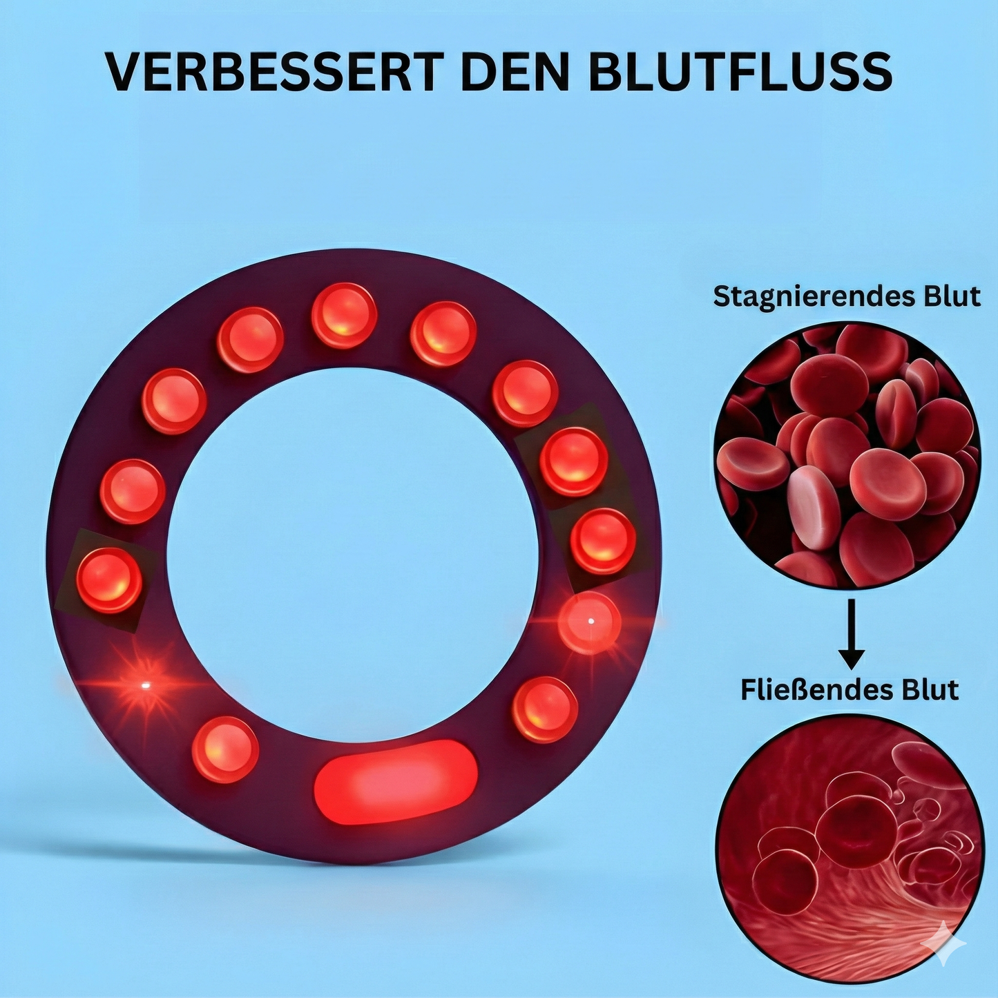 Beheizbares Knie-Massagegerät