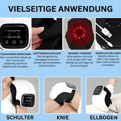 Beheizbares Knie-Massagegerät