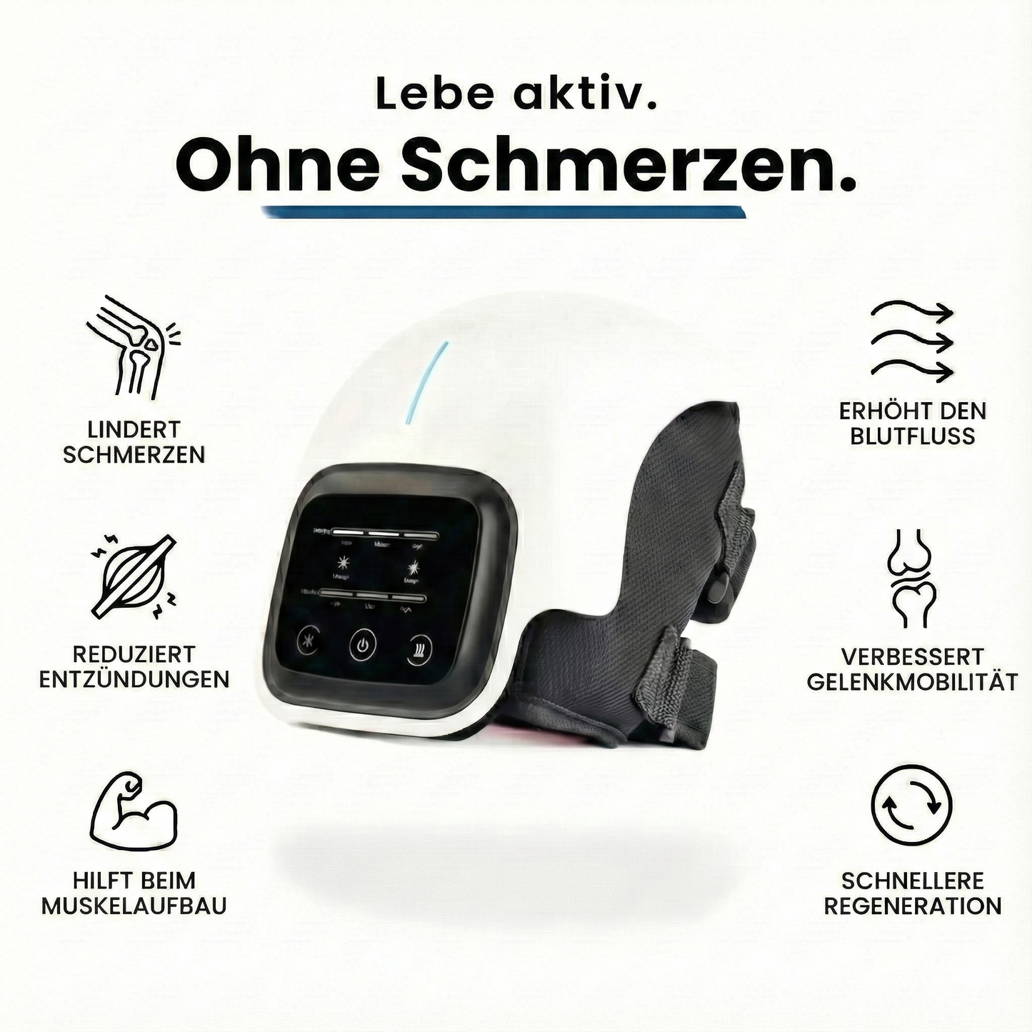 Beheizbares Knie-Massagegerät