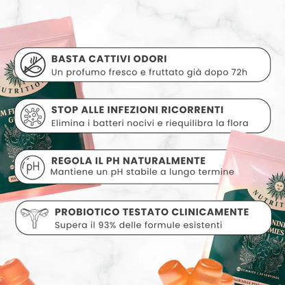 Gommose per l’equilibrio femminile